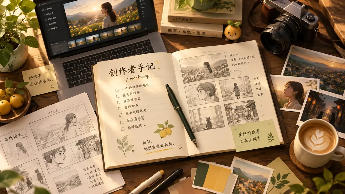 创意工作台主题配图